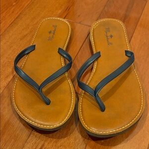 Margaritaville Tan and Navy Sandals